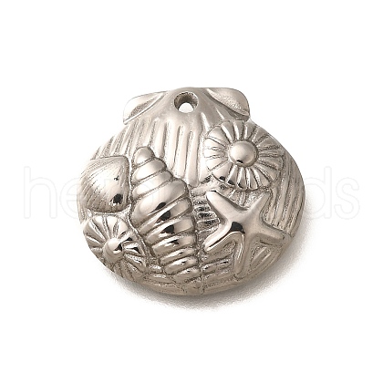 304 Stainless Steel Pendants STAS-D288-03P-1