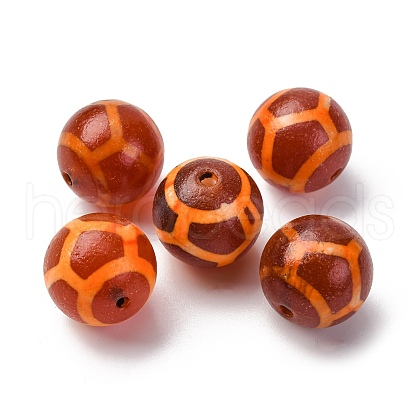 Tibetan Style dZi Beads TDZI-NH0001-D03-01B-1