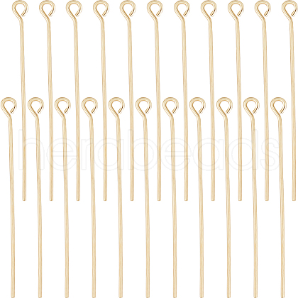 Beebeecraft Brass Eye Pins KK-BBC0012-23B-1