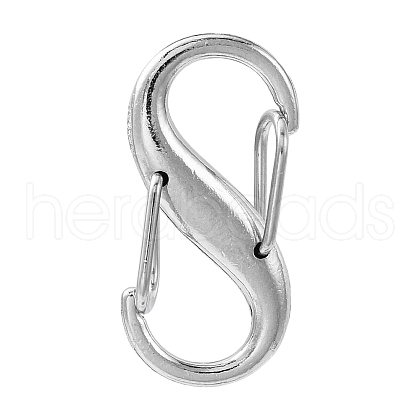 Alloy Double S Snap Hook Spring Keychain Clasps FIND-YW0004-08P-1