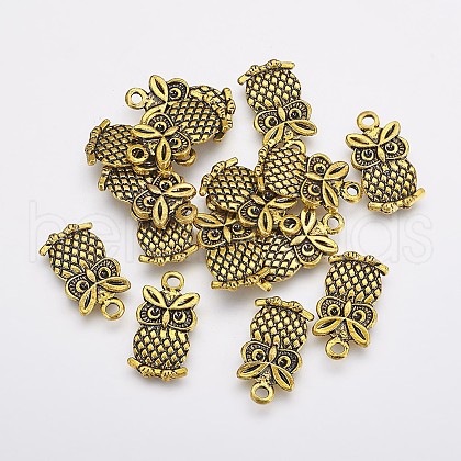 Tibetan Style Alloy Pendants TIBEP-23561-AG-RS-1