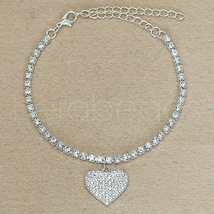 Alloy Rhinestone Anklets FS-WG328E2-01-1