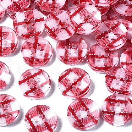 Resin Buttons X-BUTT-N017-01E-1