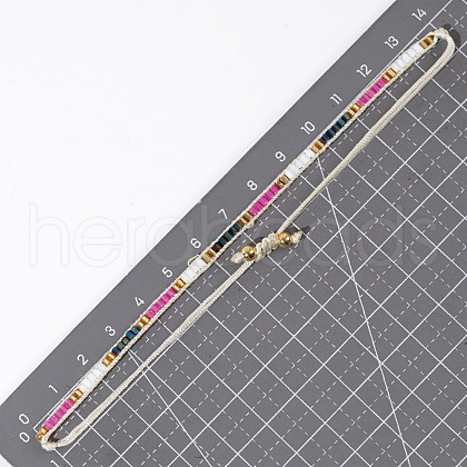 Colorful Beaded Handmade Bracelet for Women PX5533-3-1