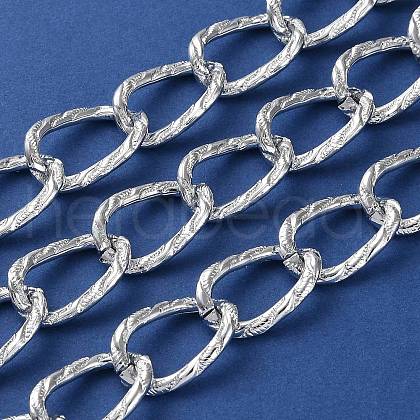 Oxidation Aluminum Textured Curb Chains CHA-H001-03S-1