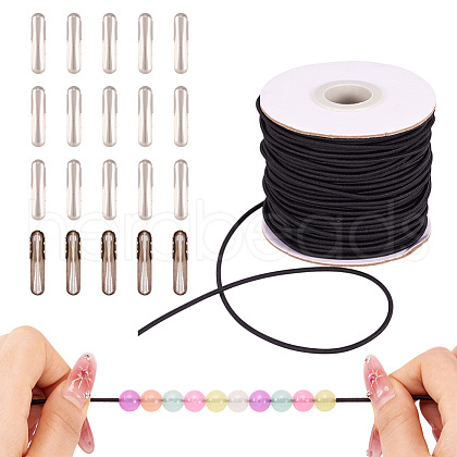 Round Elastic Cord and Iron Barbs DIY-TA0004-04B-1