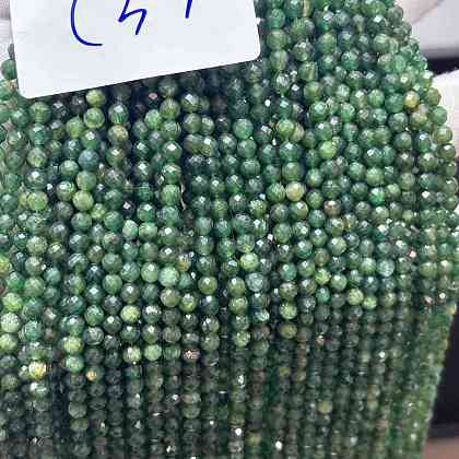Natural Fuchsite Beads Strands G-RM250101-C33-1