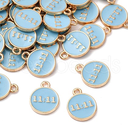 Alloy Enamel Charms ENAM-C028-01G-02-1