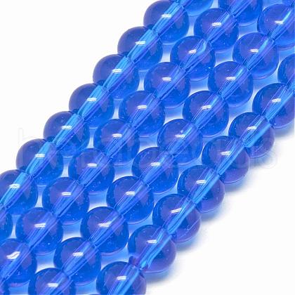 Glass Beads Strands GR6mm22Y-1