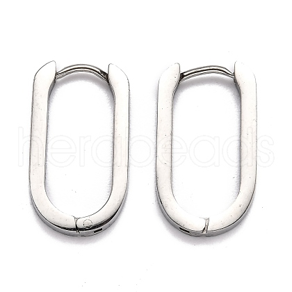 304 Stainless Steel Huggie Hoop Earrings STAS-H156-11C-P-1