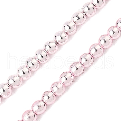 Electroplated Synthetic Non-magnetic Hematite Beads Strands G-A263-J01-02-1