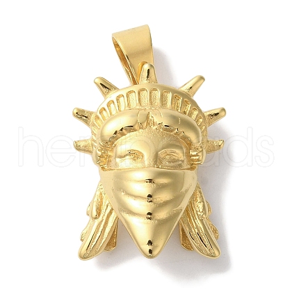 Ion Plating(IP) 304 Stainless Steel Pendants STAS-Z075-10G-1