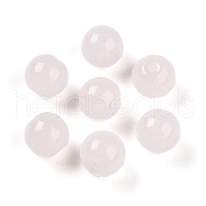 Imitation Jade Glass Beads GLAA-N007-8mm-B01-1