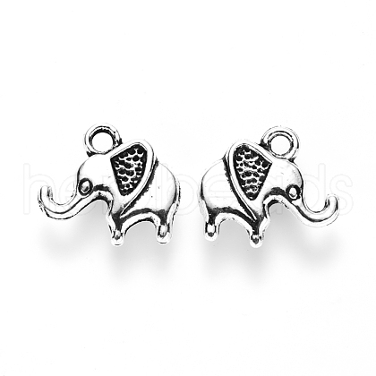 Tibetan Style Alloy Charms TIBE-S320-174AS-LF-1