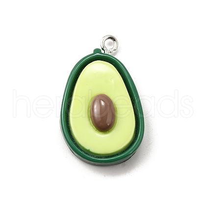Resin Pendants FIND-U030-06B-P-1