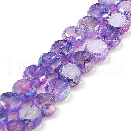 Imitation Jade Glass Beads Strands GLAA-P058-05A-04-1