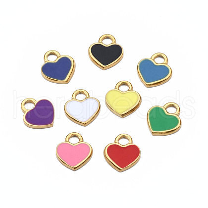 201 Stainless Steel Charms STAS-S080-045G-NR-1