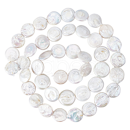 Hobbspring 1 Strand Natural Keshi Pearl Beads Strands PEAR-HS0001-03-1