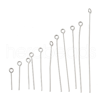 304 Stainless Steel Eye Pins STAS-K293-12P-1
