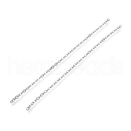 Brass Cable Chains CHC-T008-06A-P-8CM-1