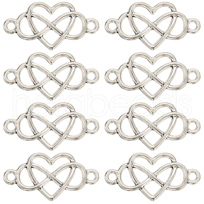 SUNNYCLUE 60Pcs Tibetan Style Alloy Connector Charms TIBE-SC0001-86-1