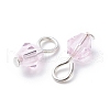 Transparent Glass Pendants PALLOY-PH01393-05-2