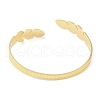 304 Stainless Steel Open Cuff Bangles for Women BJEW-C071-10G-3