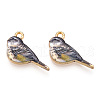 Printed Alloy Pendants ENAM-N056-205-2