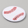 Sports Ball Theme Computerized Towel Fabric Embroidery Iron on Cloth Patches PATC-WH0007-23B-2