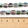 Electroplate Glass Beads Strands GLAA-G112-07I-4