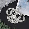 Crown Glass Rhinestone Patches DIY-WH0260-81A-5