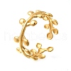 304 Stainless Steel Open Cuff Rings RJEW-M072-08G-2