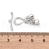 Brass Toggle Clasps KK-Z084-13P-4