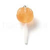 Translucent Resin Imitation Food Pendants RESI-R435-02A-1