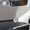 Rhinestone Football Pendant Decorations PW-WG1051D-01-1