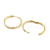 Ion Plating(IP) 304 Stainless Steel Micro Pave Clear Cubic Zirconia Huggie Hoop Earrings EJEW-C096-01H-G-2