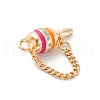 Brass Enamel Pendants KK-D360-30G-2