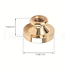 Wax Seal Brass Stamp Head AJEW-WH0209-565-2