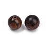 Natural Wood Beads WOOD-S666-10mm-03-2