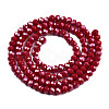 Electroplate Glass Beads Strands EGLA-A034-P1mm-A22-2