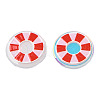 Transparent Printed Acrylic Cabochons TACR-N016-31-3