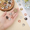 Globleland 100Pcs 5 Colors Zinc Alloy Pendants FIND-GL0001-29-3