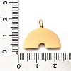 Pride 304 Stainless Steel Enamel Pendants STAS-B079-01G-06-3