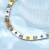 201 Stainless Steel Oval Link Chain Bracelets BJEW-B078-147GP-5