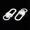 Spray Painted Eco-Friendly Alloy Swivel Snap Hooks Clasps PALLOY-T080-02M-NR-3