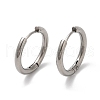 Tarnish Resistant 202 Huggie Hoop Earrings with 304 Stainless Steel Pins for Women EJEW-Q767-02F-P-1