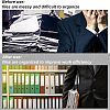  Carbon Steel 6 Ring & 4 Ring Loose Leaf Book Binder Hinged Clamp FIND-NB0002-38-6