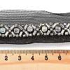 Polyester Flower Lace Trims OCOR-A007-31-3