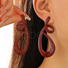 Spray Printed Alloy Stud Earrings WG1C64B-07-1