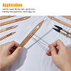 SUPERFINDINGS 7Pcs 7 Styles Netting Needle Shuttles DIY-FH0007-81-3